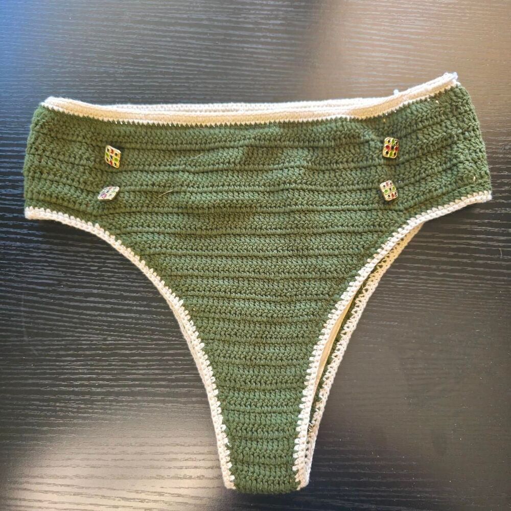 Unbranded Women's Green Bikini-and-tankini-bottoms